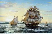 unknow artist Seascape, boats, ships and warships. 65 china oil painting reproduction